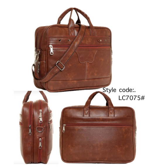 Professional Edge Leather Laptop Bag