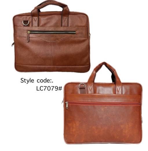 Smart Office Leather Laptop Shoulder Bag